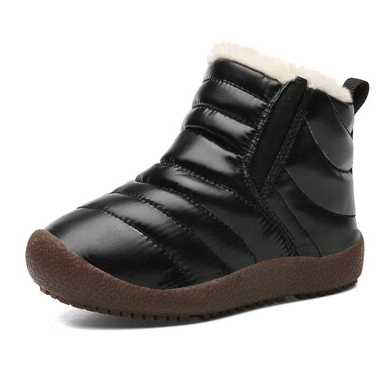 Warm Boots Leather Waterproof Winter For Kids Unisex - ToylandEU