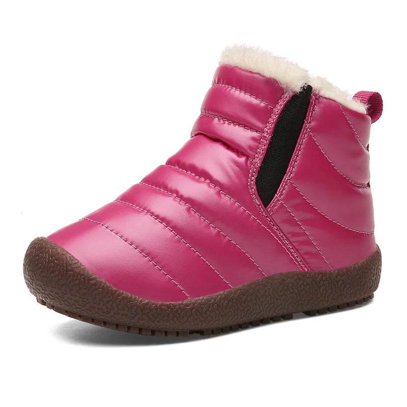 Warm Boots Leather Waterproof Winter For Kids Unisex - ToylandEU
