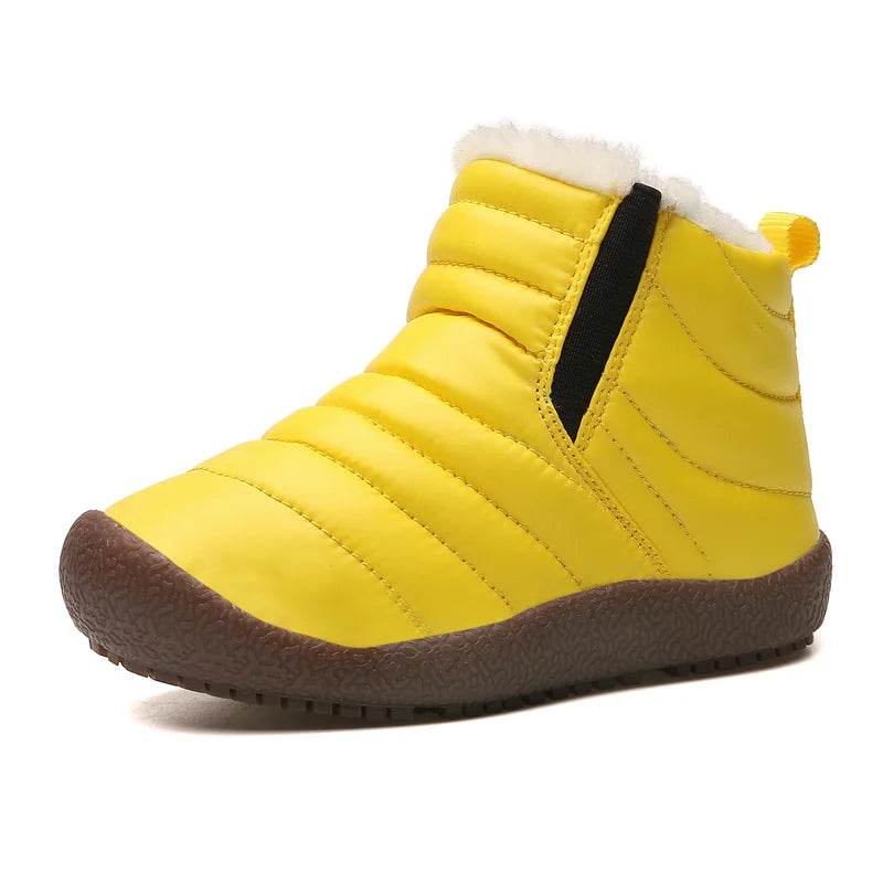 Warm Boots Leather Waterproof Winter For Kids Unisex - ToylandEU