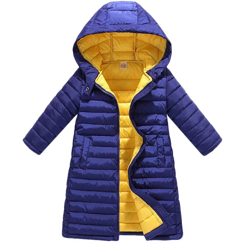 Warm Canvas Padded Hooded Coat Unisex For Kids Winter Wear - ToylandEU
