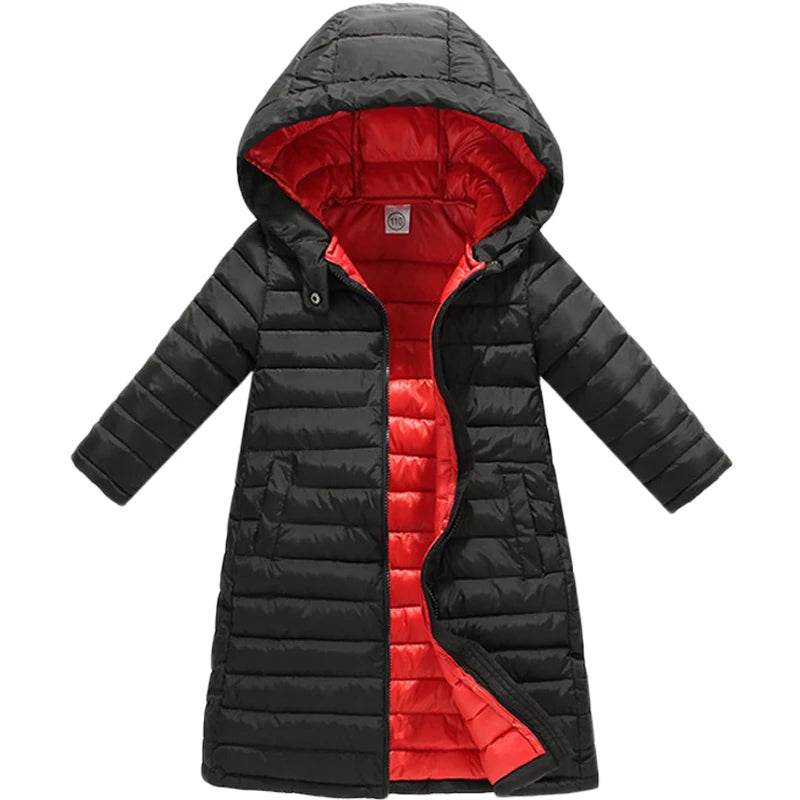 Warm Canvas Padded Hooded Coat Unisex For Kids Winter Wear - ToylandEU