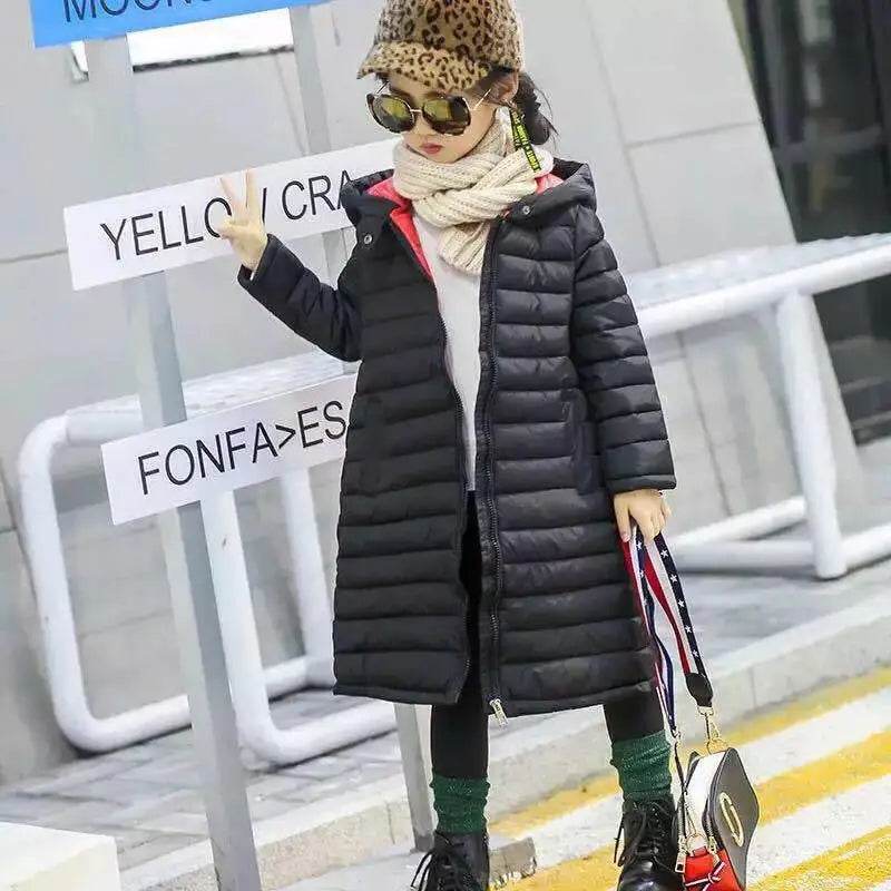 Warm Canvas Padded Hooded Coat Unisex For Kids Winter Wear - ToylandEU