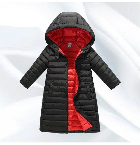 Warm Canvas Padded Hooded Coat Unisex For Kids Winter Wear - ToylandEU