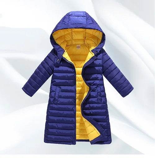 Warm Canvas Padded Hooded Coat Unisex For Kids Winter Wear - ToylandEU