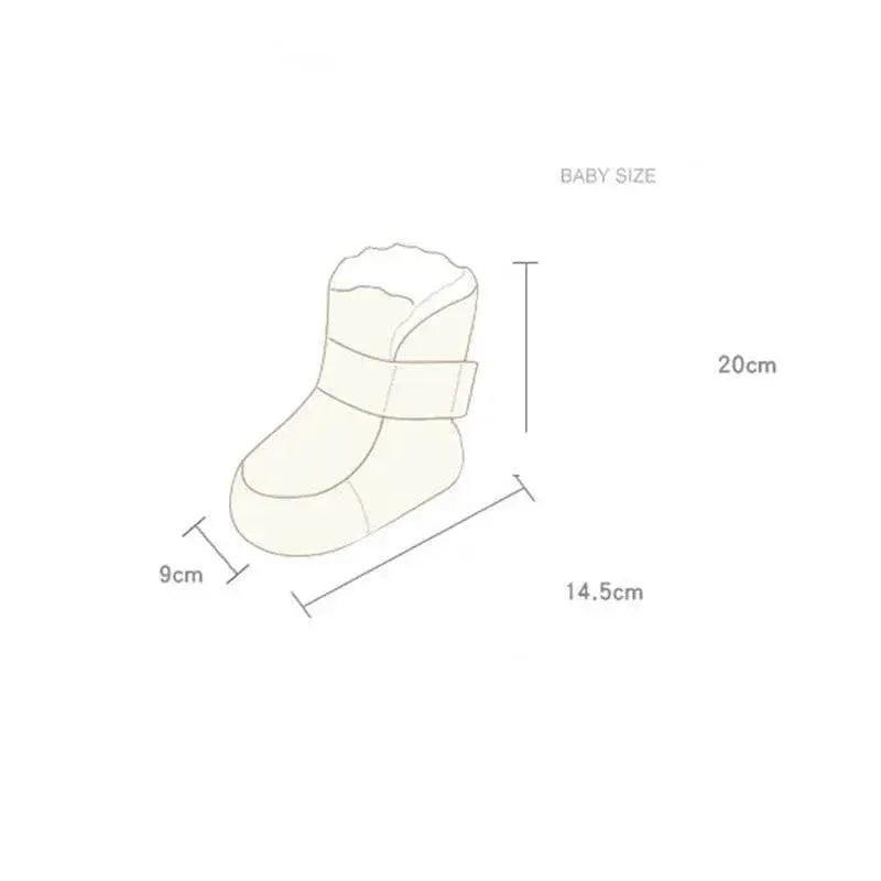  Warm Cartoon Toddler Winter Boots with Side Zipper and Thick Cotton Lining for Infants -  ToylandEU™