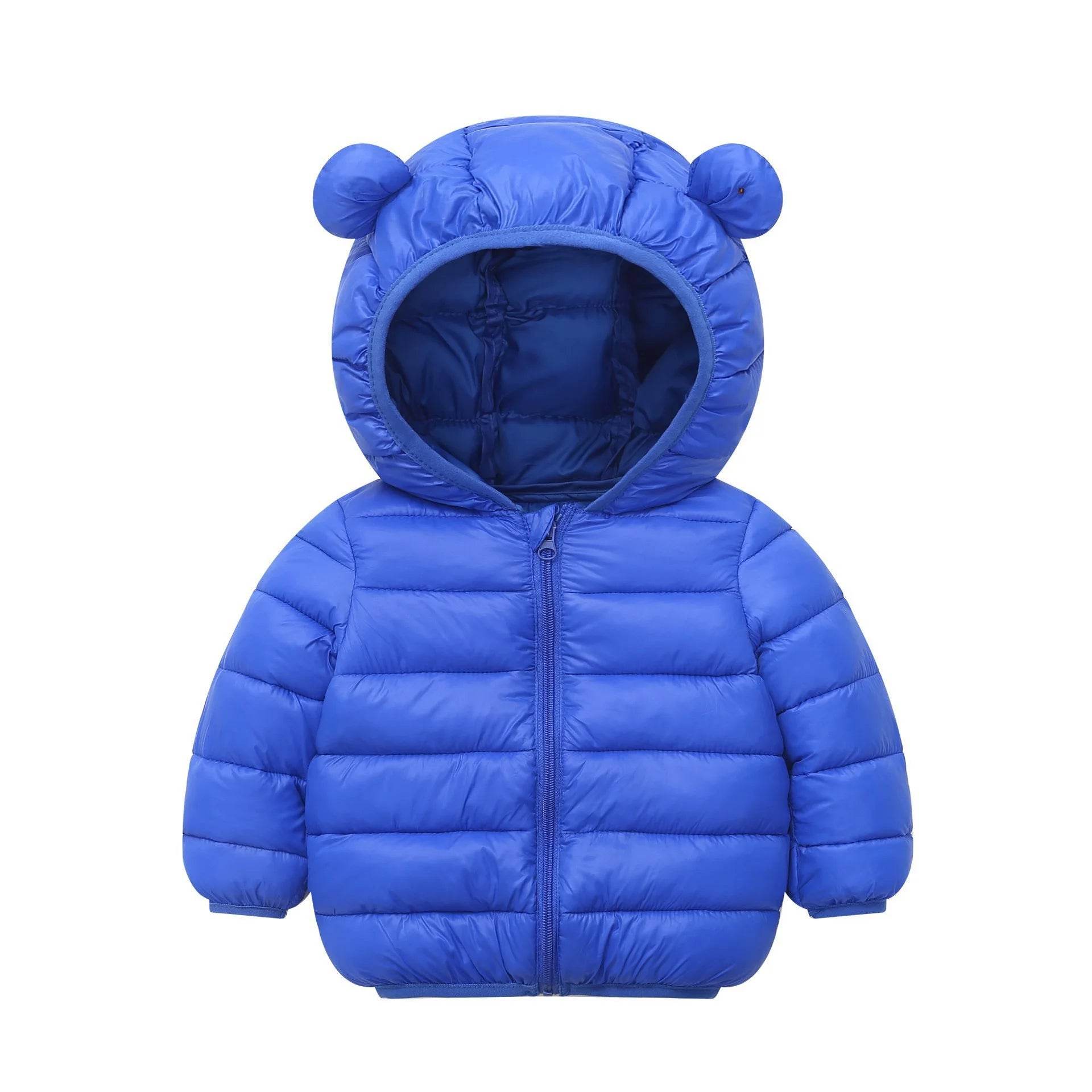 Warm Cotton Padded Hooded Jacket Lightweight For Kids - ToylandEU