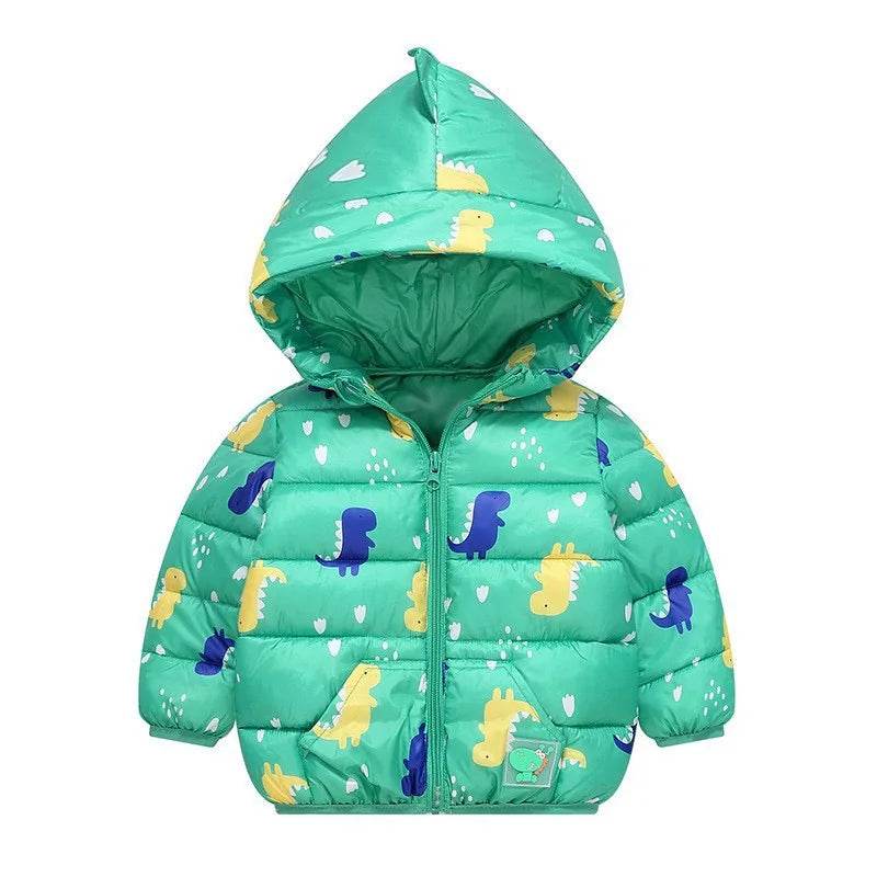 Warm Cotton Padded Hooded Jacket Lightweight For Kids - ToylandEU