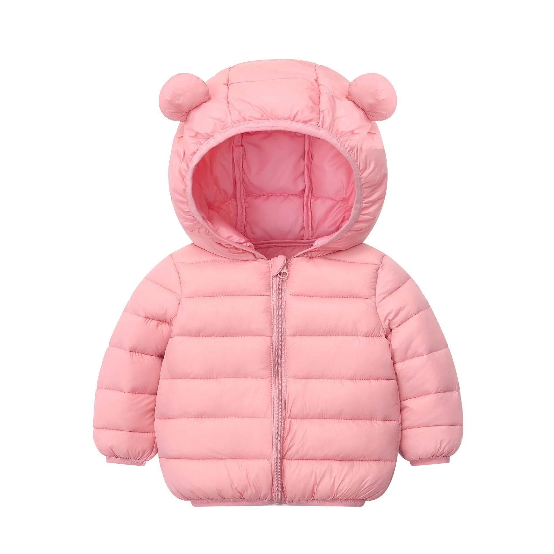 Warm Cotton Padded Hooded Jacket Lightweight For Kids - ToylandEU