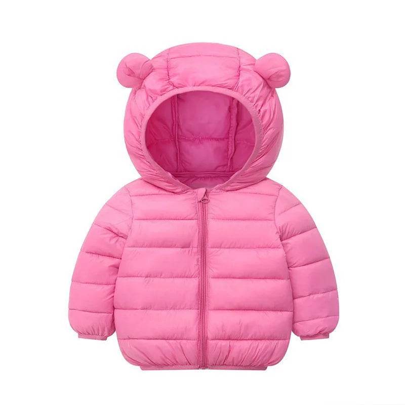 Warm Cotton Padded Hooded Jacket Lightweight For Kids - ToylandEU