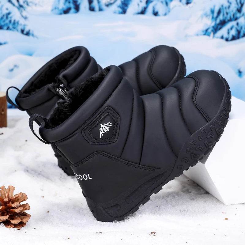 Warm Kids Boots Velvet Lined Non Slip Waterproof Outdoor - ToylandEU