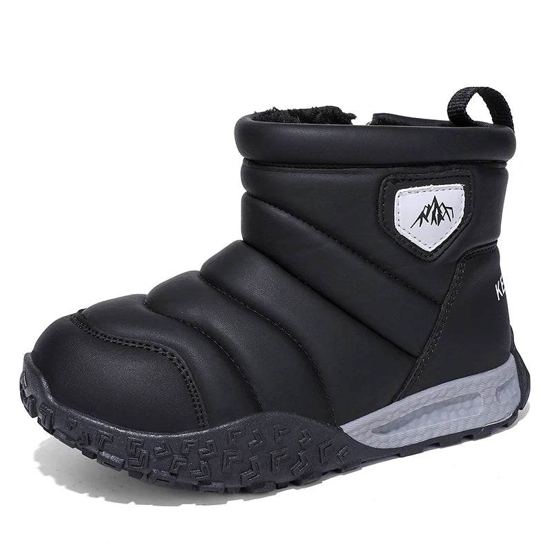 Warm Kids Boots Velvet Lined Non Slip Waterproof Outdoor - ToylandEU