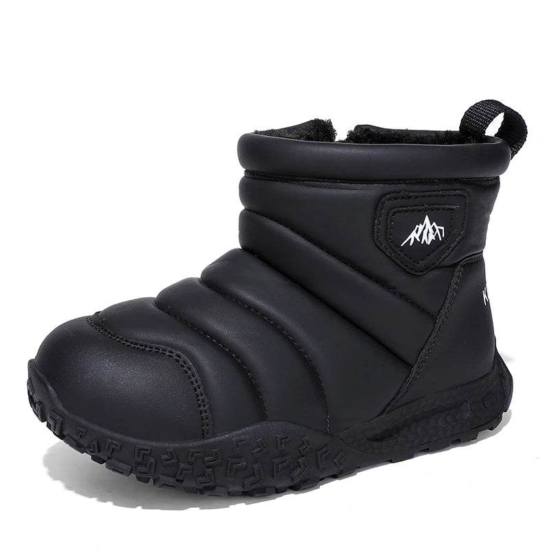 Warm Kids Boots Velvet Lined Non Slip Waterproof Outdoor - ToylandEU