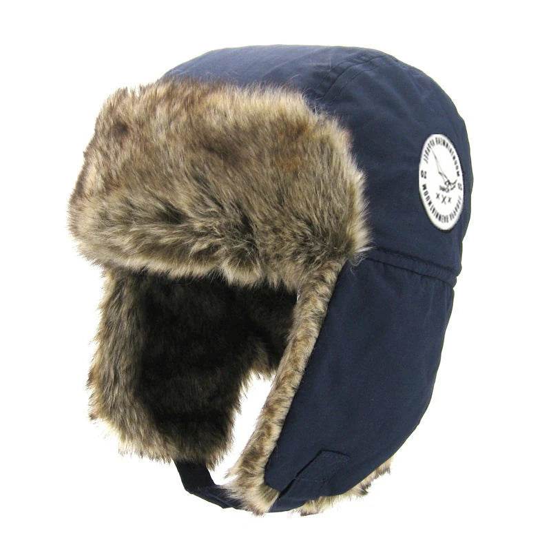 Warm Kids Fur Ushanka Hat Dinosaur Pattern For Ages 1 To 10 - ToylandEU