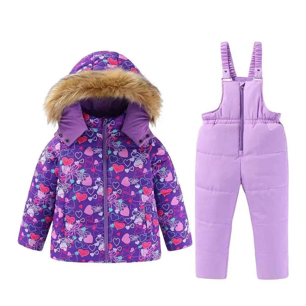  Warm Kids Hooded Ski Suit 4To6Y Insulated Toyland EU -  ToylandEU™
