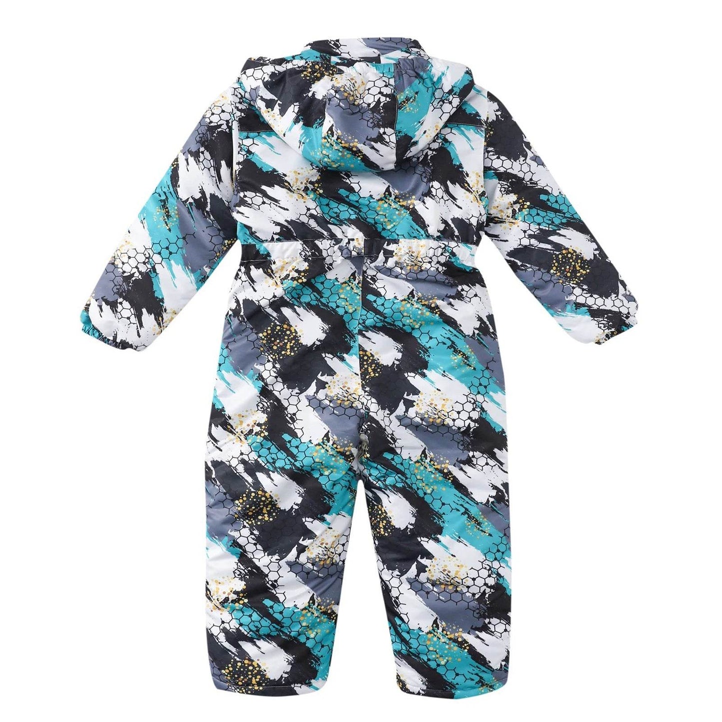 Warm Kids Ski Suit Hooded One Piece For Boys And Girls - ToylandEU