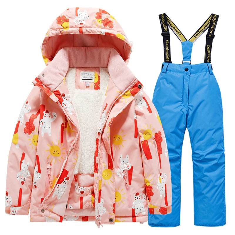 Warm Kids Skiing Suit Waterproof And Windproof For Kids - ToylandEU