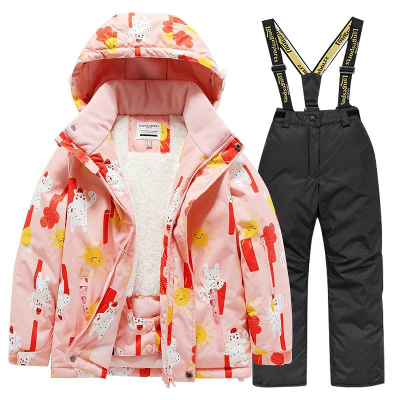 Warm Kids Skiing Suit Waterproof And Windproof For Kids - ToylandEU