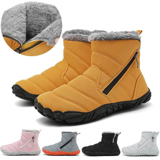 Warm Kids Snow Boots With Zipper For Unisex 4 To 6 Years - ToylandEU