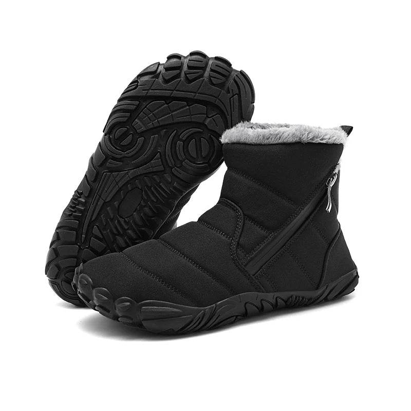 Warm Kids Snow Boots With Zipper For Unisex 4 To 6 Years - ToylandEU