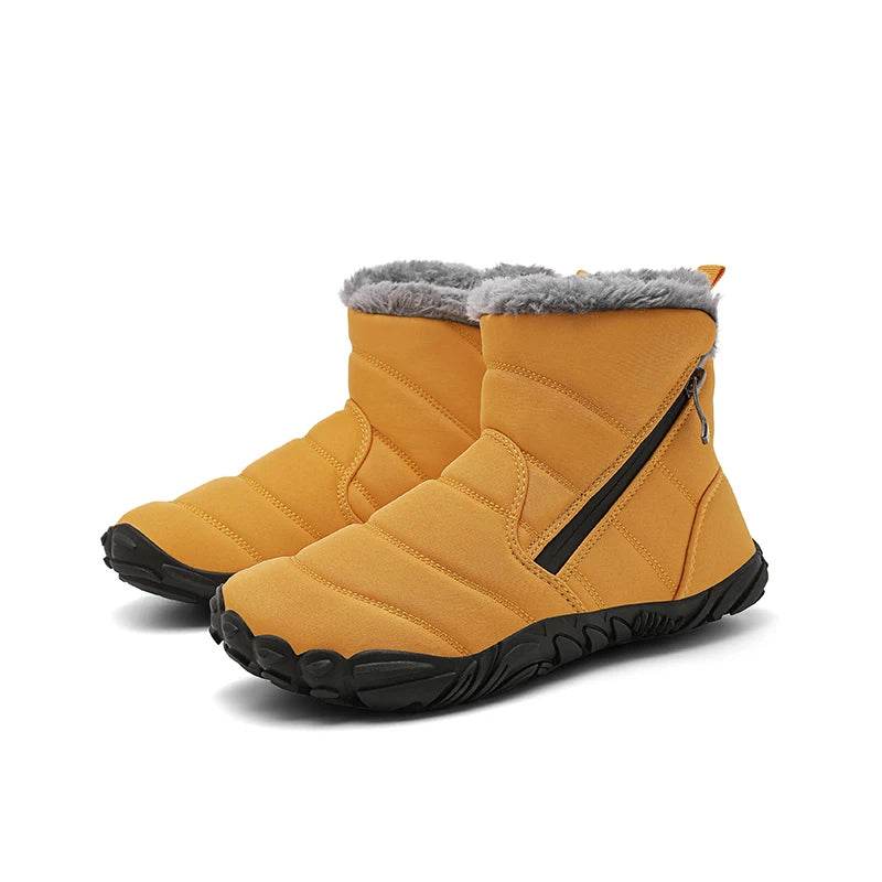 Warm Kids Snow Boots With Zipper For Unisex 4 To 6 Years - ToylandEU