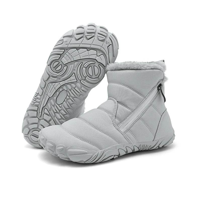 Warm Kids Snow Boots With Zipper For Unisex 4 To 6 Years - ToylandEU