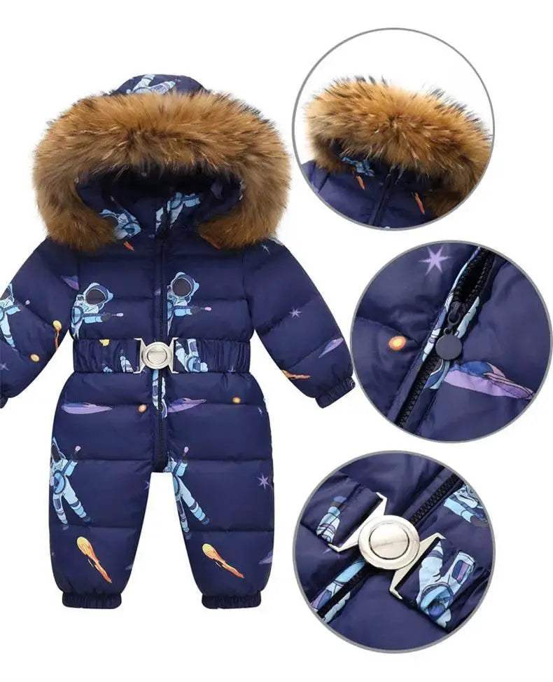  Warm Kids Snow Suit Waterproof Hooded Down Toyland EU -  ToylandEU™