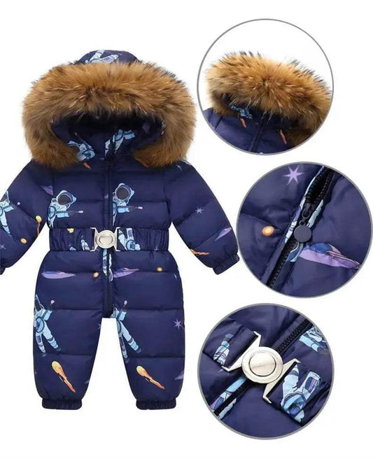  Warm Kids Snow Suit Waterproof Hooded Down Toyland EU -  ToylandEU™