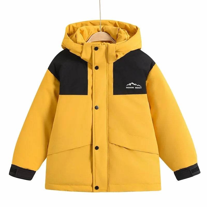 Warm Kids Winter Down Jacket Waterproof For Boys 5 To 16 - ToylandEU