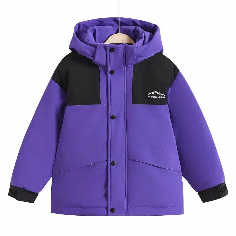 Warm Kids Winter Down Jacket Waterproof For Boys 5 To 16 - ToylandEU