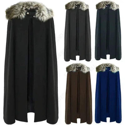  Warm Medieval Cloak Cozy Lined For Viking Larp Cosplay -  ToylandEU™