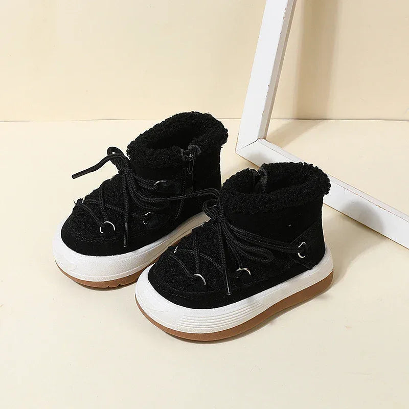 Warm Plush Baby Boots Winter With Non Slip Rubber Sole - ToylandEU