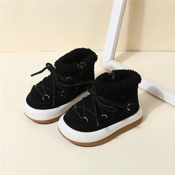 Warm Plush Baby Boots Winter With Non Slip Rubber Sole - ToylandEU