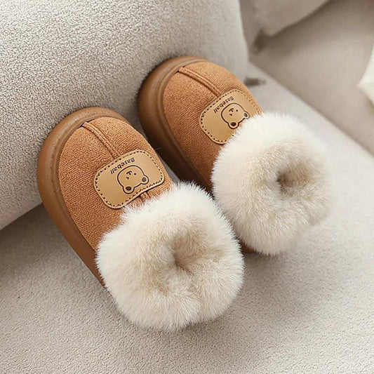 Warm Plush Winter Boots For Kids Unisex Toddler Snow Boots - ToylandEU