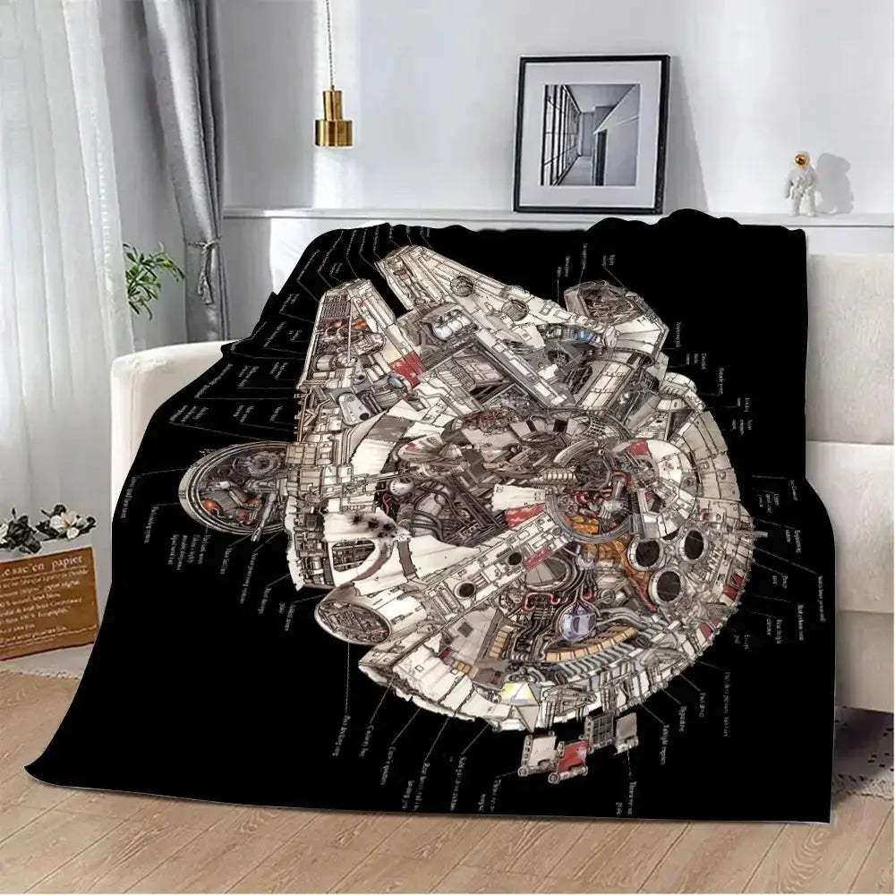 Warm Printed Picnic Blanket Portable Cozy Comfort - ToylandEU