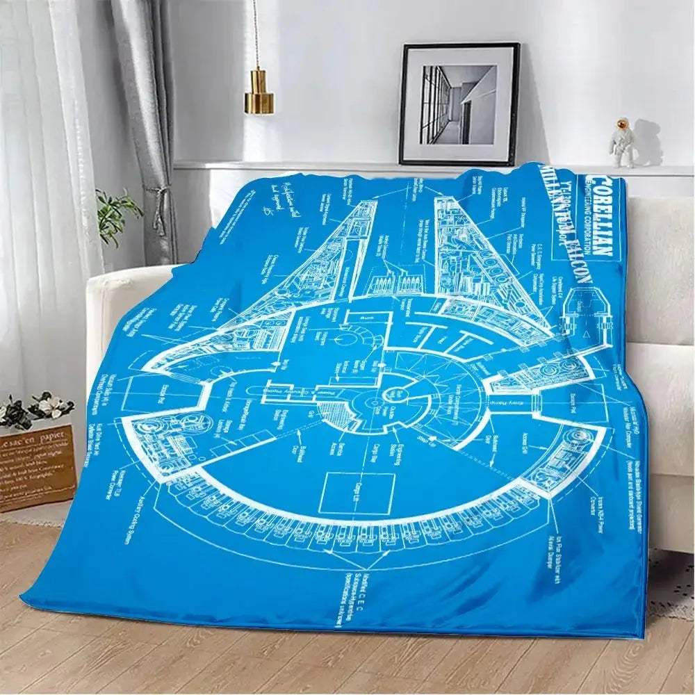 Warm Printed Picnic Blanket Portable Cozy Comfort - ToylandEU