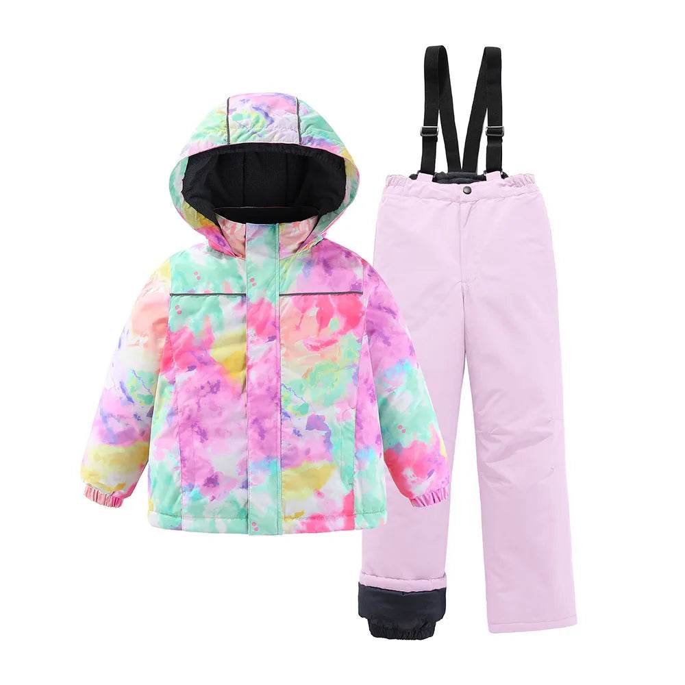 Warm Ski Suit Waterproof Hooded For Kids Snow Sports - ToylandEU