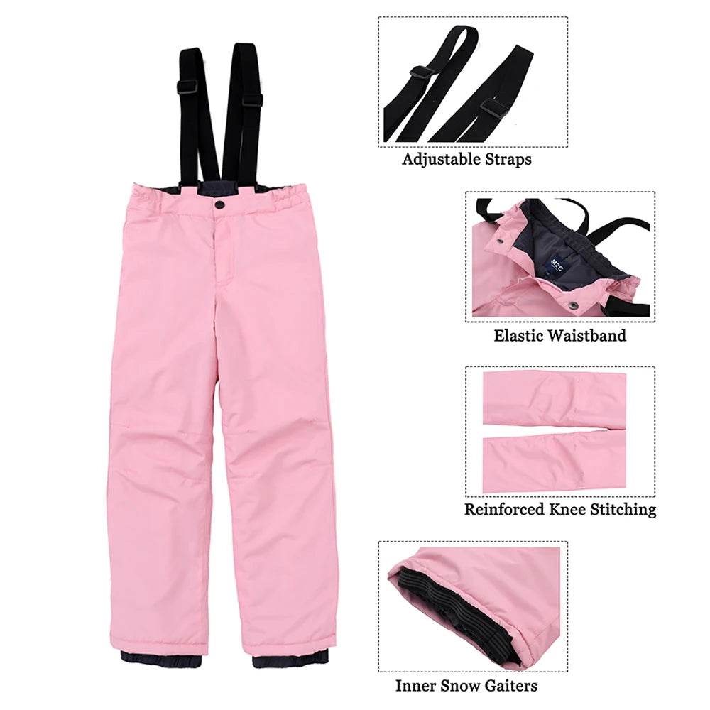 Warm Ski Suit Waterproof Windproof Hooded For Kids 7 To 13 - ToylandEU