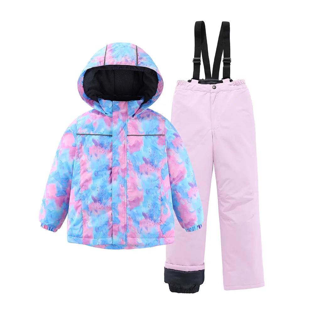 Warm Ski Suit Waterproof Windproof Hooded For Kids 7 To 13 - ToylandEU