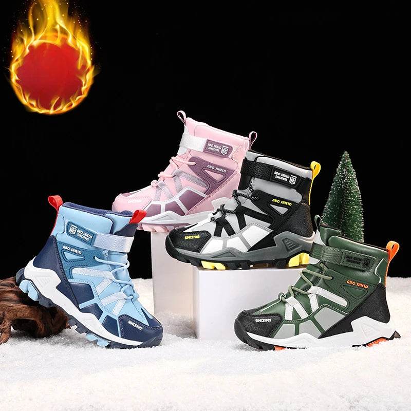 Warm Snow Boots Anti Slip Fur Lined Platform For Kids - ToylandEU