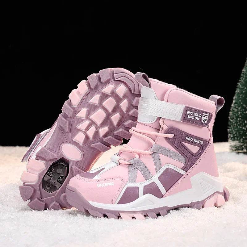 Warm Snow Boots Anti Slip Fur Lined Platform For Kids - ToylandEU