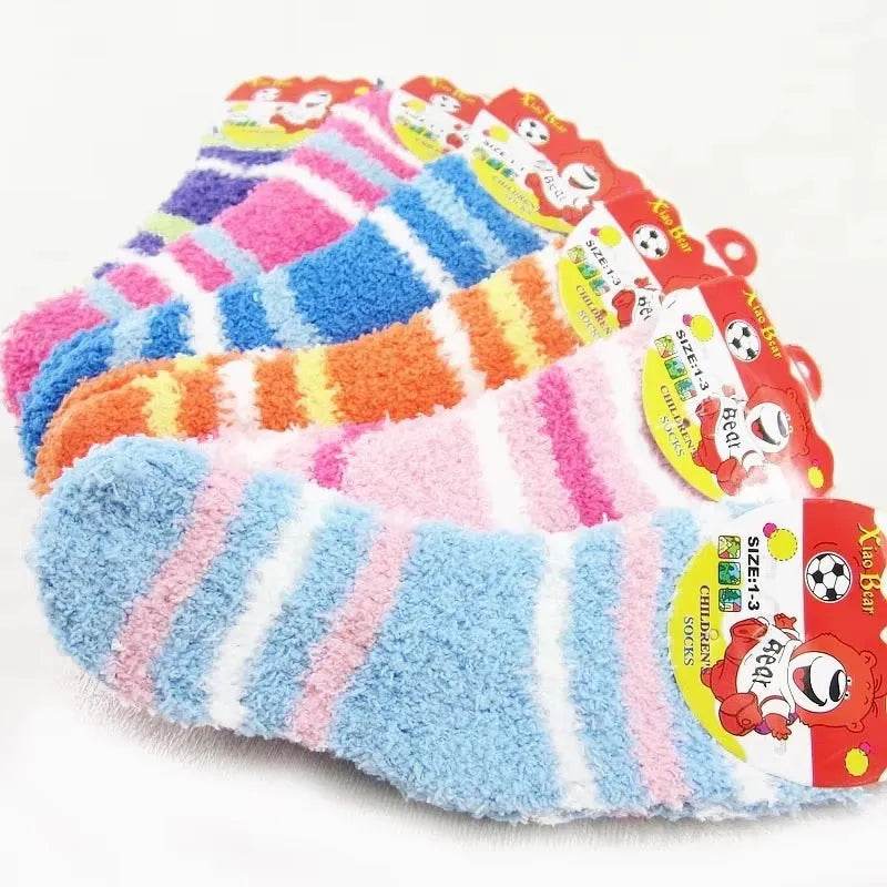 Warm Socks Candy Color Velvet For Girls And Boys 0To3 Years - ToylandEU