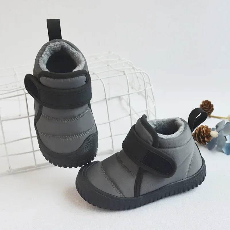 Warm Toddler Boots With Velvet Cotton And Hook Loop Closure For 1 To 3 Year Olds - ToylandEU