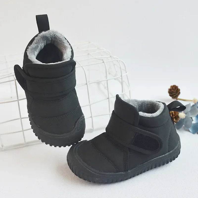 Warm Toddler Boots With Velvet Cotton And Hook Loop Closure For 1 To 3 Year Olds - ToylandEU