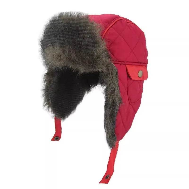 Warm Ushanka Hat With Faux Fur Windproof For Boys And Girls - ToylandEU