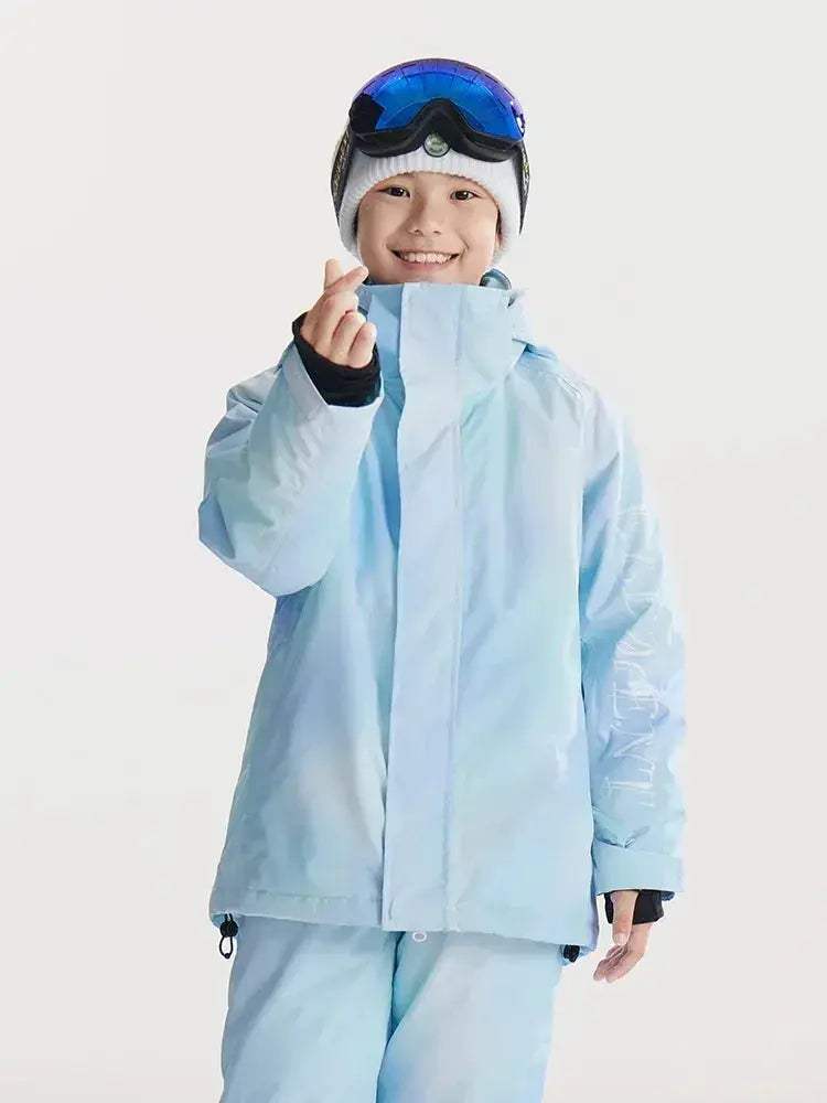 Warm Windproof Kids Ski Jacket With Embossed Texture - ToylandEU