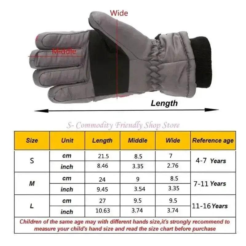  Warm Winter Gloves For Kids Waterproof Toyland EU -  ToylandEU™