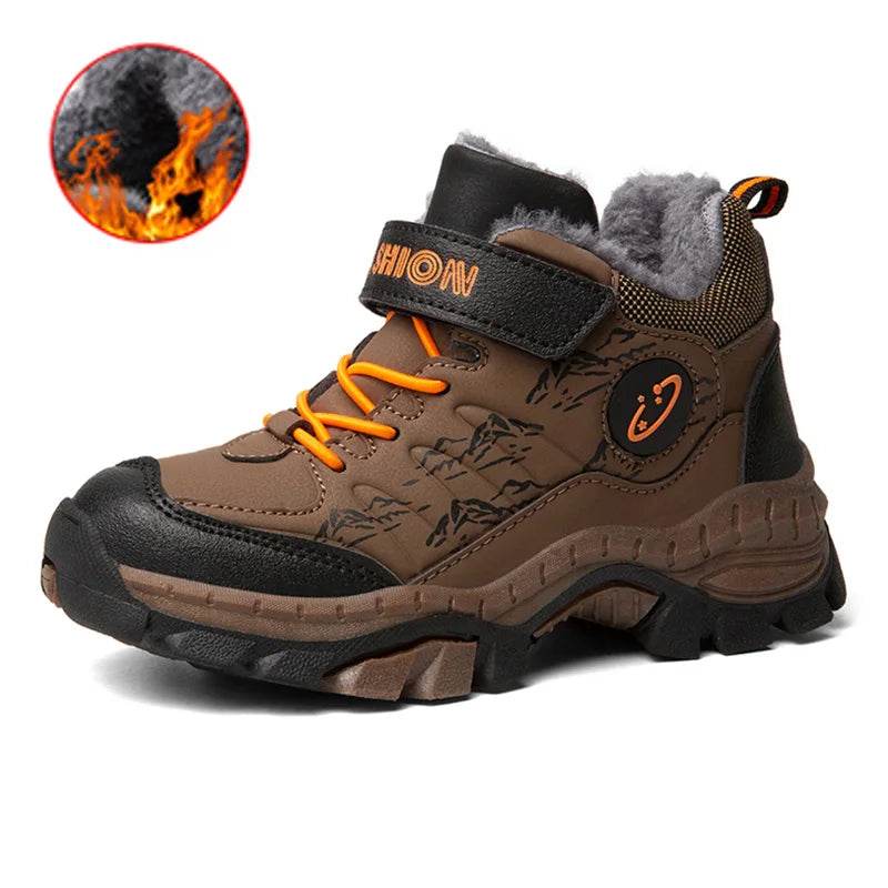 Warm Winter Kids Snow Boots Non Slip Waterproof For Boys - ToylandEU
