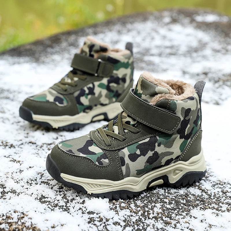 Warm Winter Snow Boots Non Slip Camouflage For Kids - ToylandEU