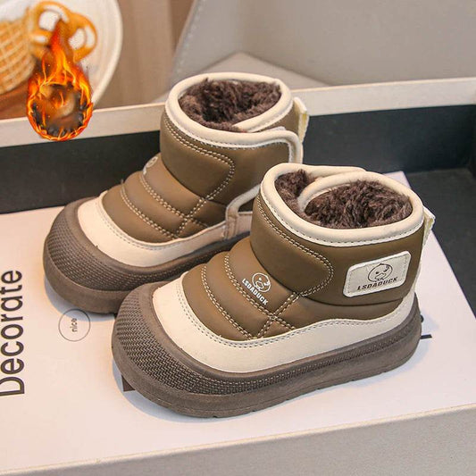 Warm Winter Snow Boots Waterproof Plush Lining For Kids - ToylandEU