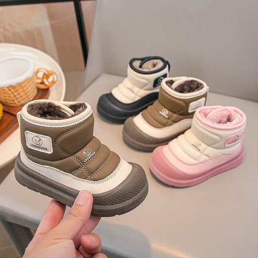 Warm Winter Snow Boots Waterproof Plush Lining For Kids - ToylandEU